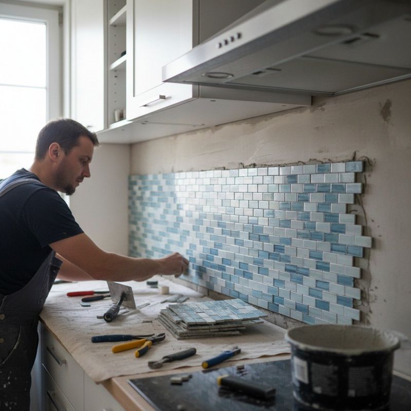 Mosaic Backsplash Installation in Wilmington, NC